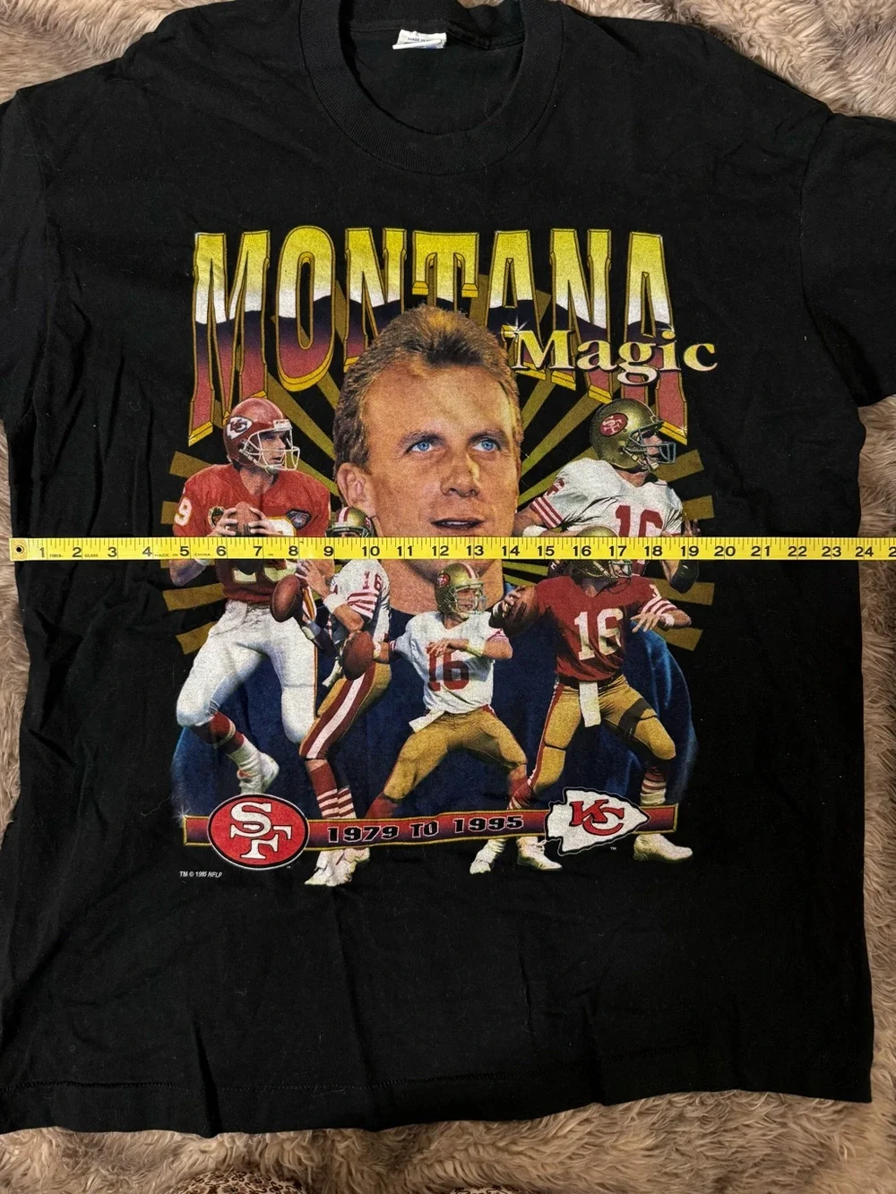 San Francisco 49ers Joe Montana Graphic Tee - Montana Magic